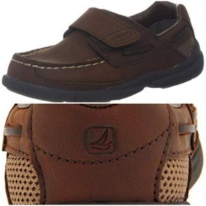 Boys 1.5 Sperry Topsider leather Charter Shoes